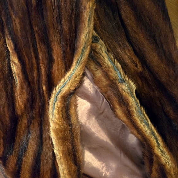 Vintage Mink Fur Jacket, Size 12 - Picture 13 of 16